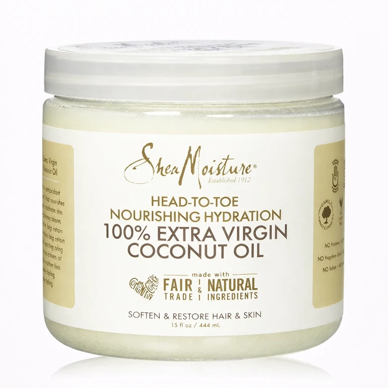 SheaMoisture 100% Extra Virgin Coconut Oil (Head-to-Toe Nourishing Hydration) 444 ml (15 fl oz)